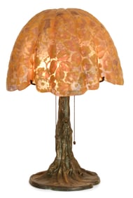 Pairpoint "Lucca" Floral Table Lamp