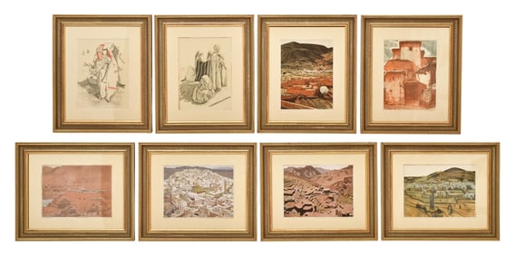 Jacques Majorelle (1886-1962), Eight Lithographs