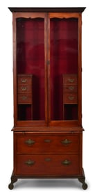 American Mahogany Two-Door Cabinet