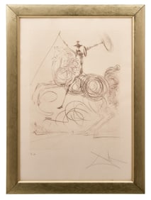 Salvador Dali (Spanish, 1904-1989), Don Quichotte