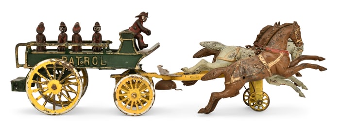 Dent Mfg. Co. Cast Iron "Patrol" Fire Wagon