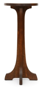 Charles P. Limbert Co. Oak Pedestal