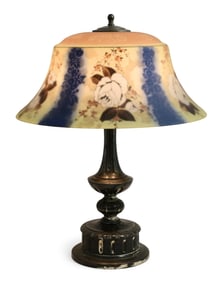 Pairpoint Floral Table Lamp