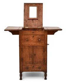 English Burlwood Washstand