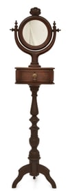 American Walnut Shaving Stand with Mirror