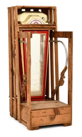 Watling Mfg Co. High Grade 1 Cent Coin Operated Weighing Scale with Original Crate