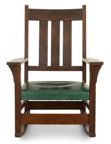 Gustav Stickley (1858-1942), Rocking Chair, No. 397