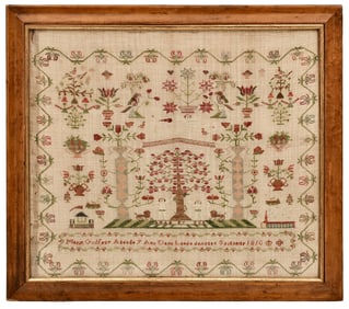Early 19th Century Needlepoint Sampler