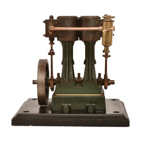 American Table-Top Model of a Steam Engine