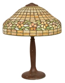 Unique Art Glass & Metal Co. / Handel Floral Table Lamp