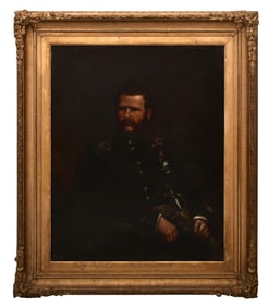 Portrait of Civil War General John F. Reynolds, Oil on Canvas, Late 19th Century