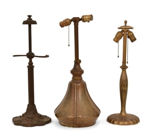Three Early 20th Century American Table Lamp Bases