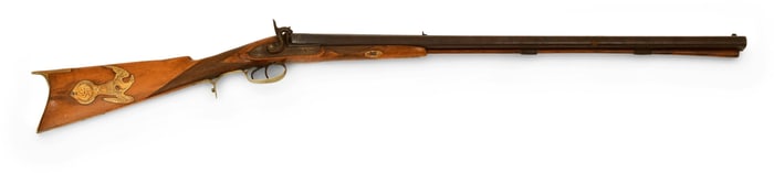 Double Barrel Shotgun with Eagle