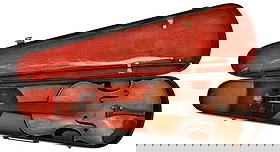 Early 20th Century Violin, Labeled "Antonius & Hieronymus Fr. Amati Cremonen Andrea fil. F. 1693": Early 20th Century Violin, Labeled "Antonius & Hieronymus Fr. Amati Cremonen Andrea fil. F. 1693"23 1/2 x 8 1/2 x 3 inchesProvenance: Private Collection, New York