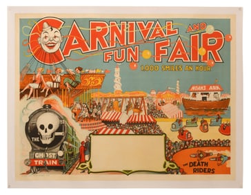 Carnival Fun Fair Poster, Willsons' Show Printers