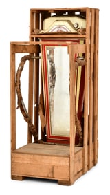 Watling Mfg Co. High Grade 1 Cent Coin Operated Weighing Scale with Original Crate