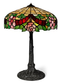 Mosaic Shade Co. Floral Table Lamp