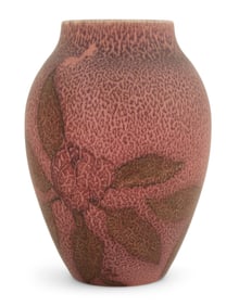 Rookwood Pottery Floral Vase, Decorated by Jen Jensen