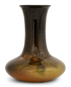 Rookwood Pottery "Cherry" Vase, Decorated by O. Geneva Reed Pinney