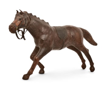 Leather Figure of a Horse