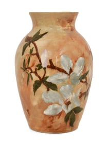 Rookwood Pottery Floral Vase, Designed by Albert R. Valentine