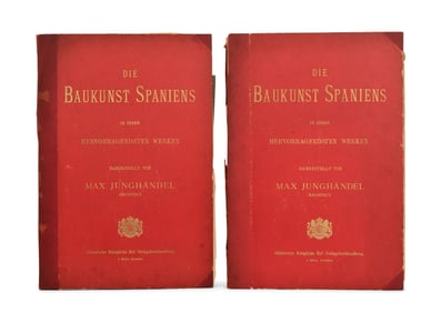 Max Junghandel, Die Baukunst Spaniens, Two Portfolios