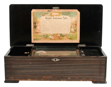 Swiss 20-Tune Cylinder Music Box