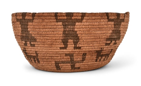 Native American Coiled Basket