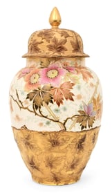 Royal Bonn Porcelain Floral Covered Urn