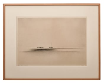 Gunnar Norman, "Sandrevlar" (1958), Lithograph