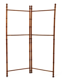 American Faux Bamboo Shawl Rack