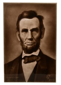 Sherwin & Cotton, Eastwood Tile Works, "Abraham Lincoln" Tile