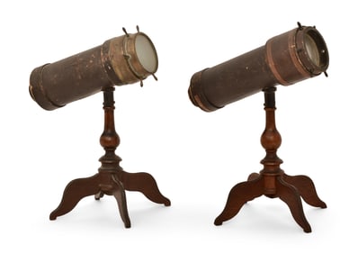 Two C.C. Bush & Co. Tabletop Kaleidoscopes
