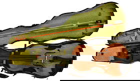 Francois Barzoni Violin with Case and Bow: Francois Barzoni Violin with Case and Bowcirca 1900marked with label "Francois Barzoni a Chateau-Thierry"23 1/2 inches long (violin)