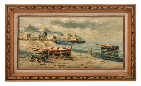 Giuseppe Marino (Italian, 1916-1975), Coastal Landscape