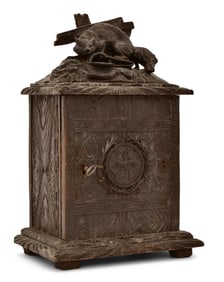 Black Forest Carved Jewelry Box