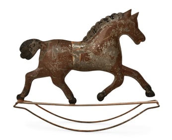 George Brown Tin Rocking Horse