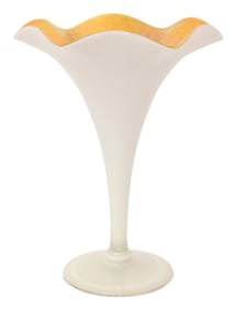 Steuben "Calcite" Glass Vase