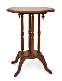 American Victorian Walnut Stand