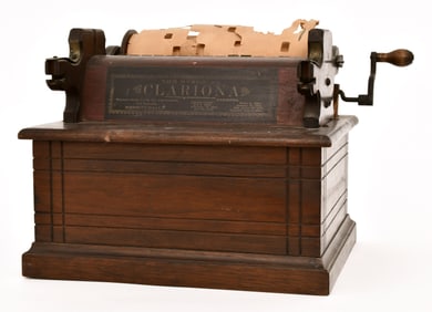 The Reed-Pipe Clariona Organette