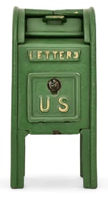 Hubley Mfg. Co. Cast Iron U.S. Mailbox Bank