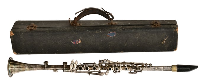 Silver-Plated Clarinet with Case