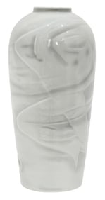Royal Copenhagen, Georg Jensen, Porcelain Vase with Figure