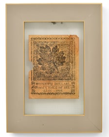 $20 Philadelphia Colonial Currency Note, Printed by Hall and Sellers, 1778