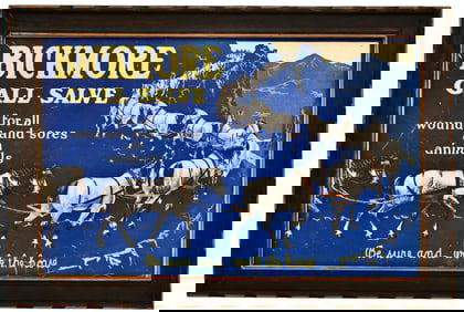 Bickmore Gall Salve Cardboard Advertising Sign