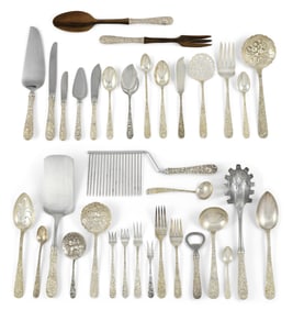 S. Kirk & Son Sterling Silver "Repousse" Flatware Set, 132-Pieces