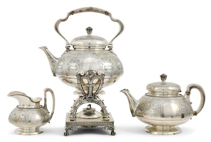 Tiffany & Co. Sterling Silver Three-Piece Tea Set