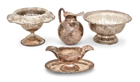 Lot of Four Sterling Silver Pieces