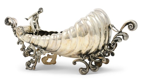 Carlo Mario Camusso Sterling Silver Figural Centerpiece