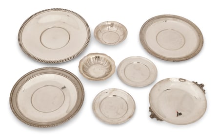 Lot of Sterling Silver Plates